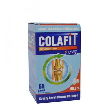 Gorvita Colafit 60 sztuk, naturalny czysty kolagen krystaliczny w kostkach