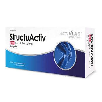 ActivLab StructuActiv 500 mg 60 kapsułek, chondrityna na stawy, chrząstki