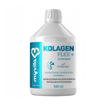 MyVita Kolagen Flex + Active Liquid w płynie, glukozamina, chondroityna, 500 ml